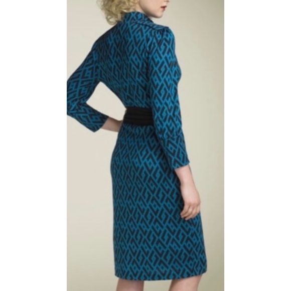 Diane Von Furstenberg Tessa Silk Wrap Dress - Picture 2 of 8